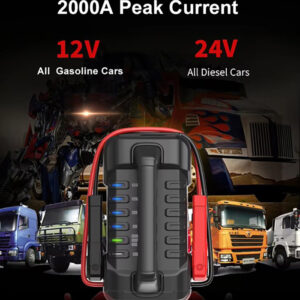 CARKU 326B 56000mAh 3500A Jump Starter Power Bank 12V 24V Portable Battery Power Booster Jump Starter for Car and Truck
