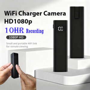 W25 WiFi Charger Camera 1080P HD Wireless Cam Night Vision 3600mAh Battery Wide Angle Support SD Card