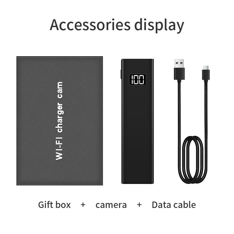 W25 WiFi Charger Camera 1080P HD Wireless Cam Night Vision 3600mAh Battery Wide Angle Support SD Card - Image 9