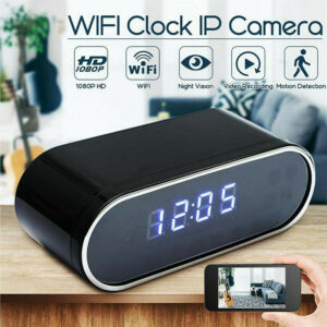 Wireless Wifi HD 1080P Mini Hidden IR Motion Spy Video Camera Alarm Clock Recorder