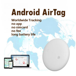 Android AirTag Find Hub GPS Tracker Without Sim Card Small Cheap Anti-lost Wallet Keys Luggage No Subscription Long Battery Life
