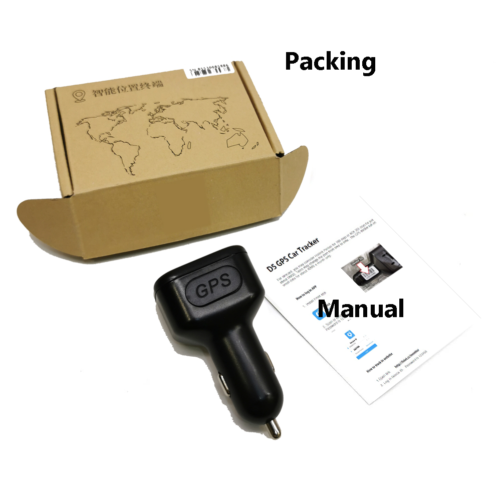 D5 Spy Car Charger GPS Real-time Tracker Cigarette Vehicle Lighter Dual USB Charging Port - Image 12