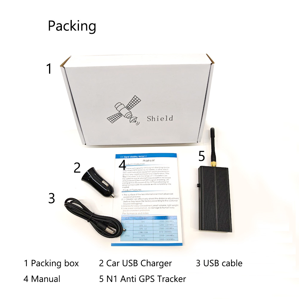 N1 Anti Tracker Portable Reject GPS Signal Interceptors Blocker for Vehicle Car - Image 3