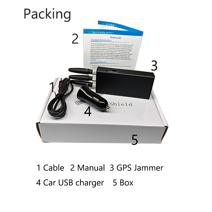 N3 Portable 3 Antennas Reject Multi-bands GPS Signal Positioning Anti-Tracker Interceptors - Image 7